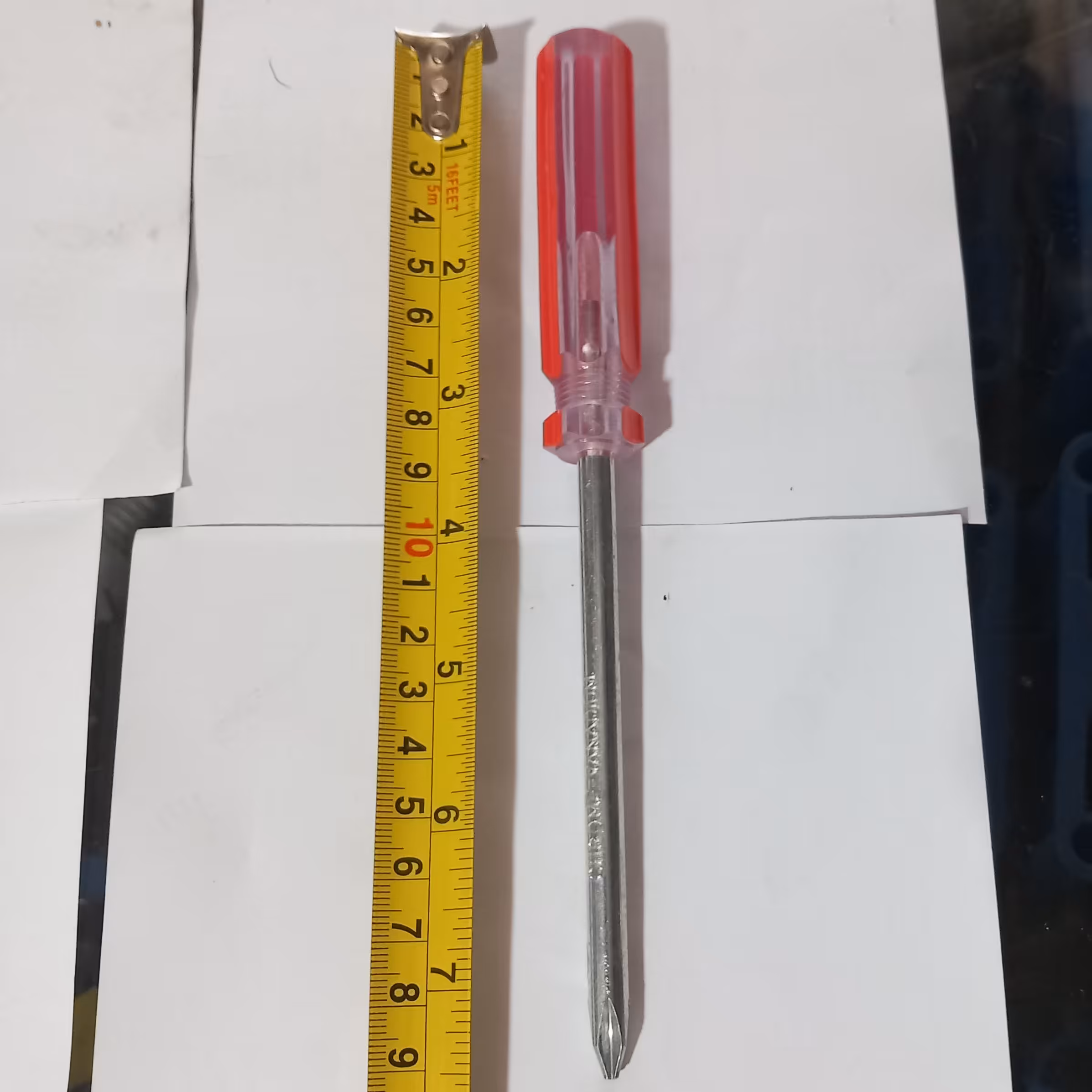 پیچ گوشتی 4 سو  شیشه ای کیفیت عالی هزینه ارسال پست پسکرایه