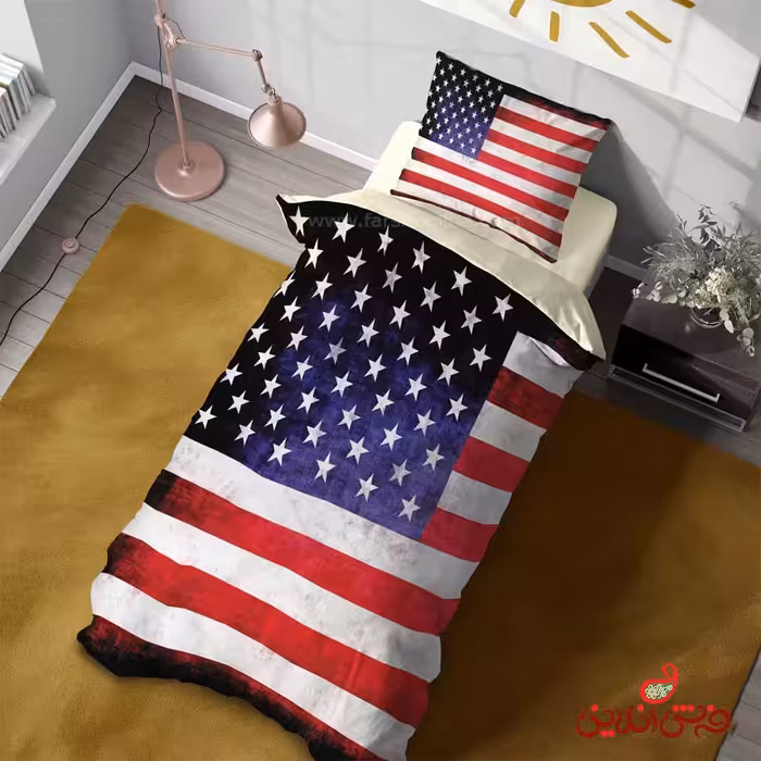 روتختی سه بعدی طرح پرچم آمریکا کد 3088