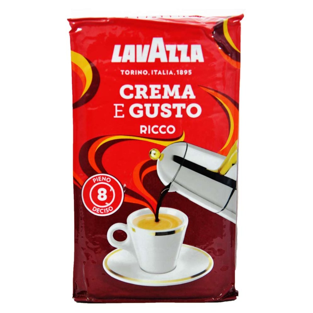 قهوه آجری 250 گرمی لاوازا مدل کرم گوستو ریکو (ریچو)
Lavazza Crema E Gusto Ricco