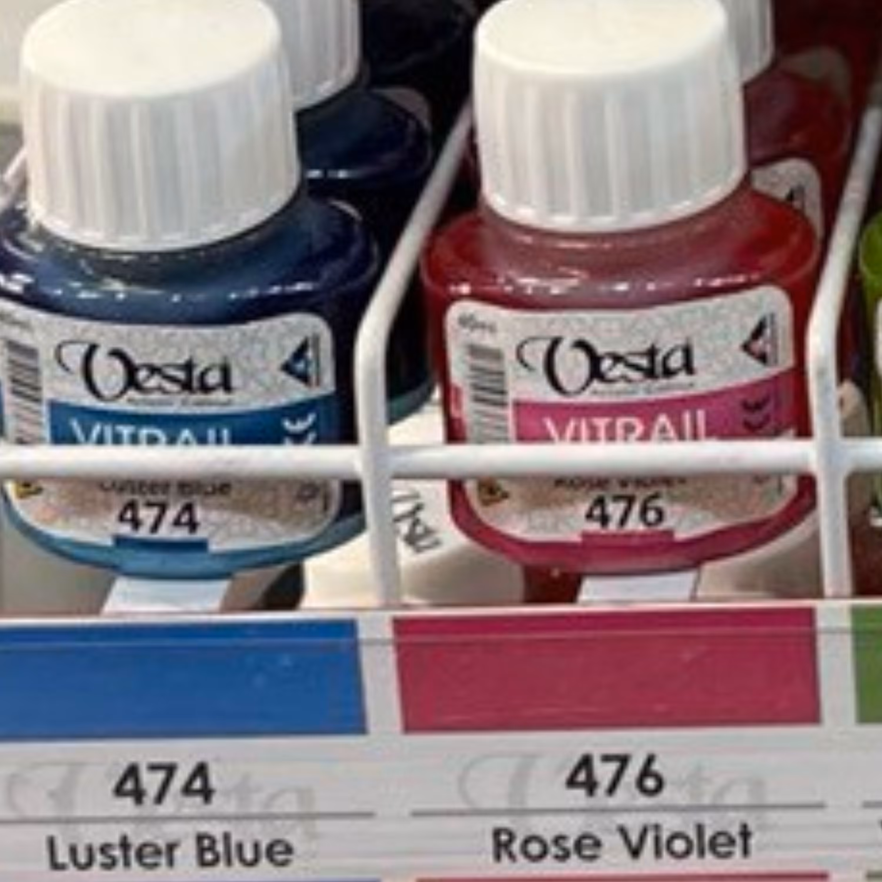 رنگ ویترای 40 میل صورتی بنفش Rose Violet  کد 476 Vesta