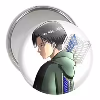 آینه جیبی خندالو مدل لیوای انیمه اتک آن تایتان Attack on Titan کد 18547