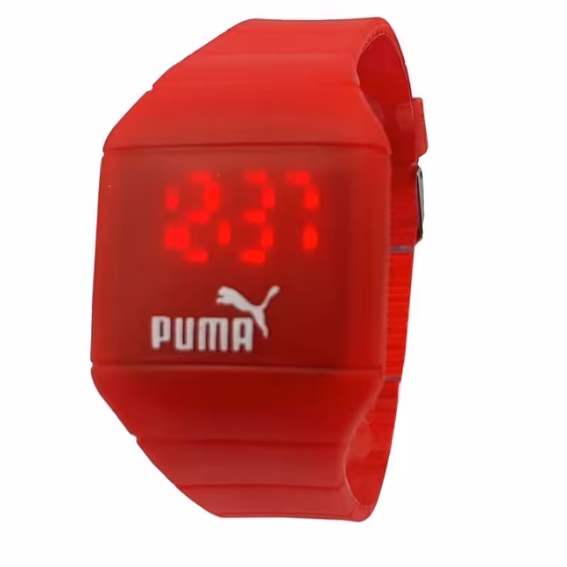 ساعت مچی پسرانه ال ای دی بند سلیکونی طرح مختلف