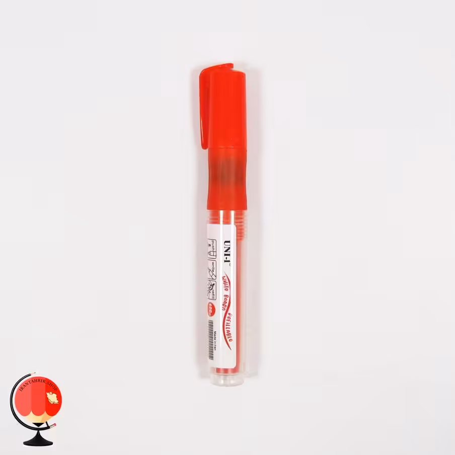 ماژیک شارژی وایت برد قرمز یونی