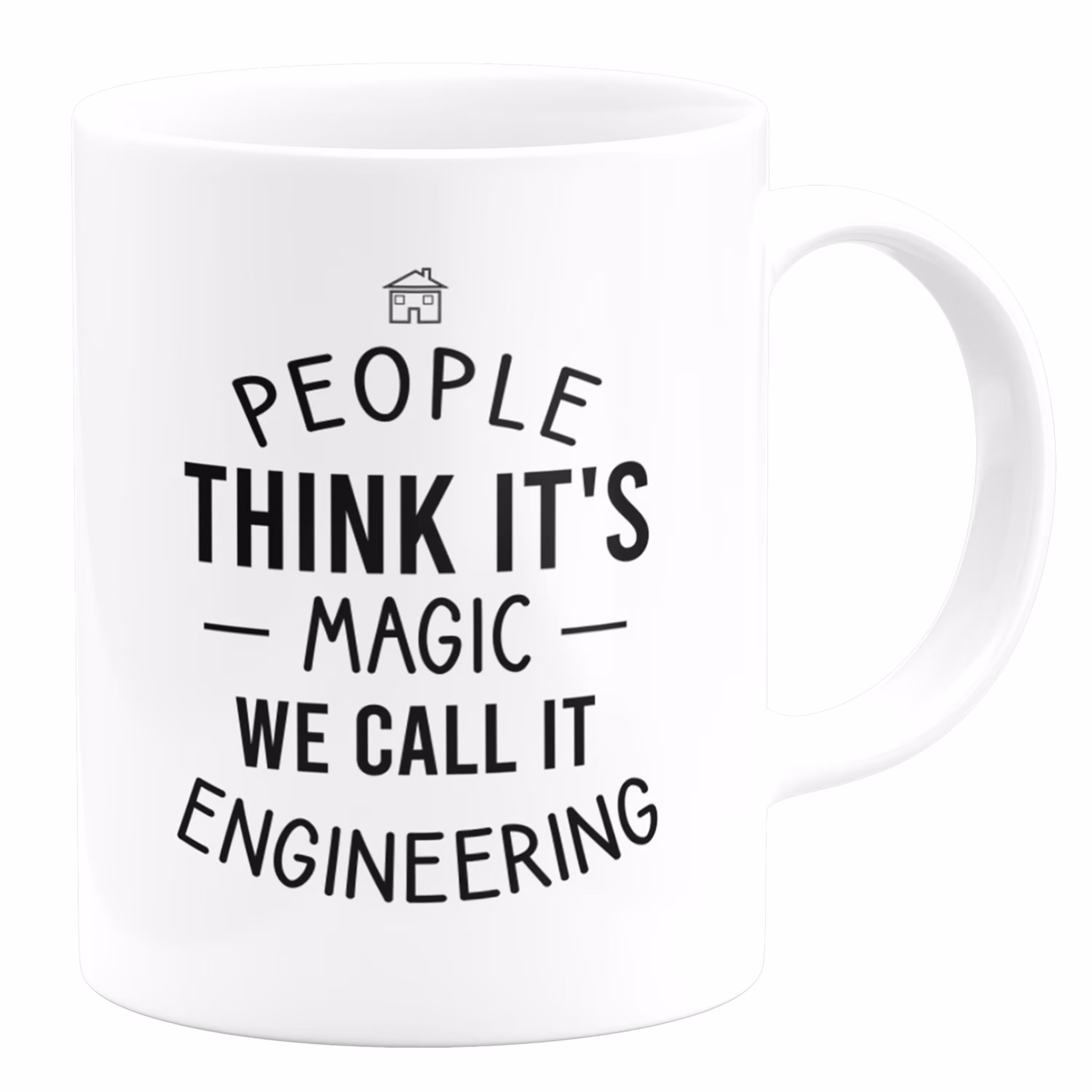 ماگ سفید سرامیکی طرح مهندسی کد 27