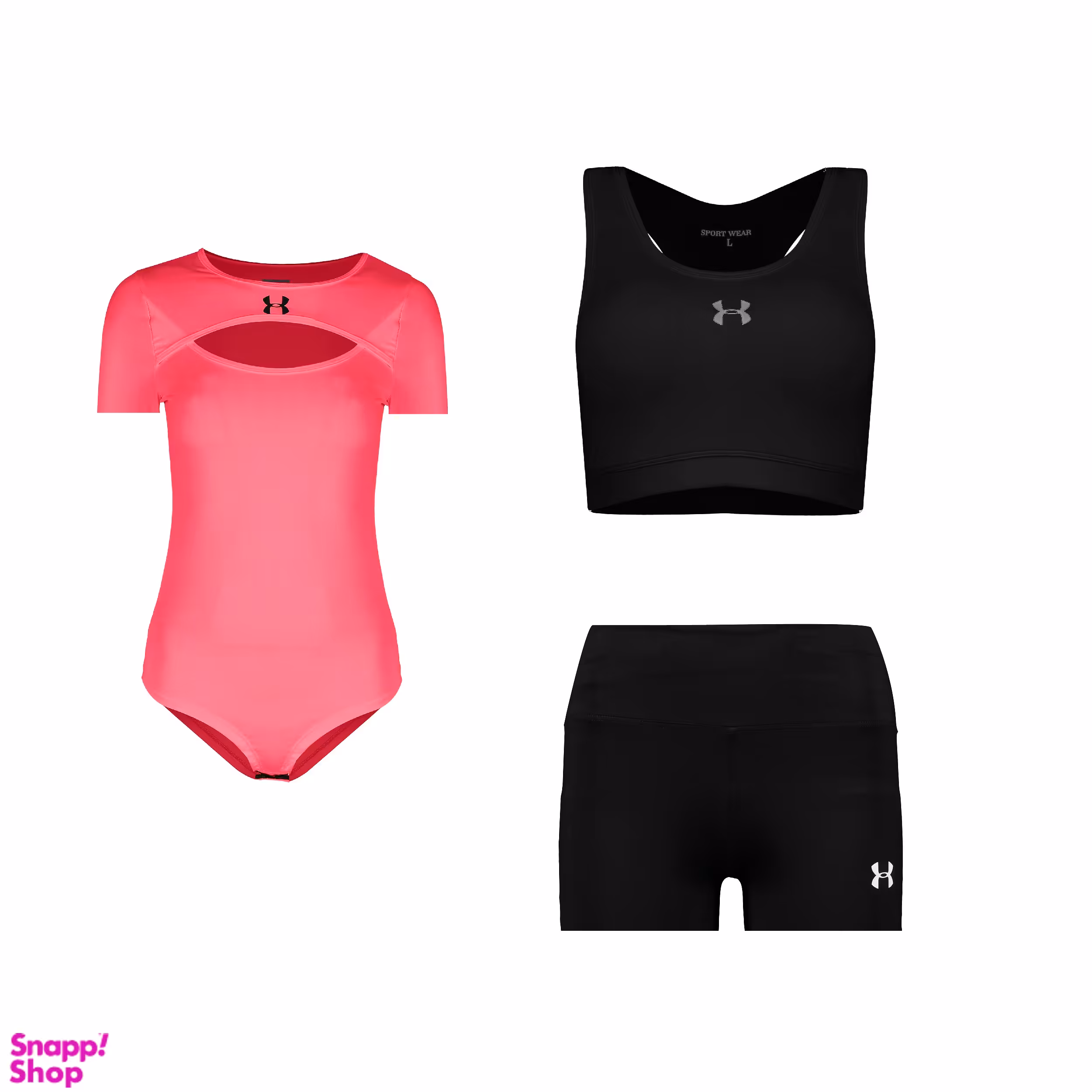 ست 3 تکه لباس ورزشی زنانه مدل 55-101-1801