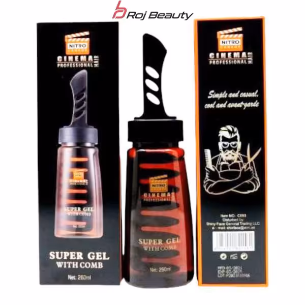 ژل حالت دهنده مو شانه دار نتروکانادایی مدل جنتلمن حجم 260 میلی لیتر