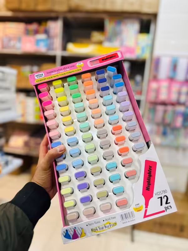 هایلایتر استندی 24 رنگ کد 5780