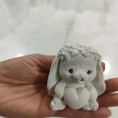 قالب سیلیکونی خرگوش قلبی