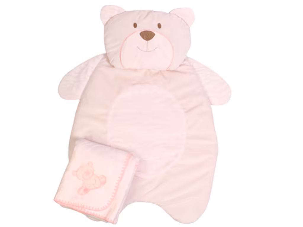 سرویس خواب نوزادی دخترانه طرح خرس مجموعه 3 عددی با بسته بندی کیفی مادرکر mother care