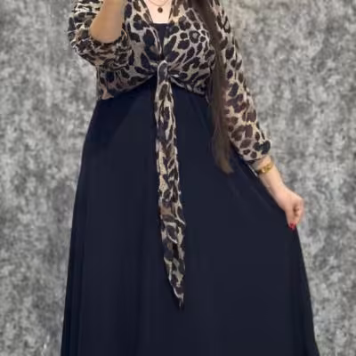 ست دو تیکه پلنگی