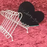 استند قلبی بشقاب سفید فقط موجوده