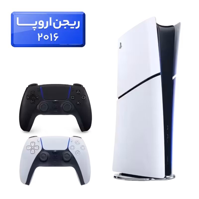 خرید و قیمت PS5 Slim دیجیتال ریجن اروپا با دسته اضافه مشکی