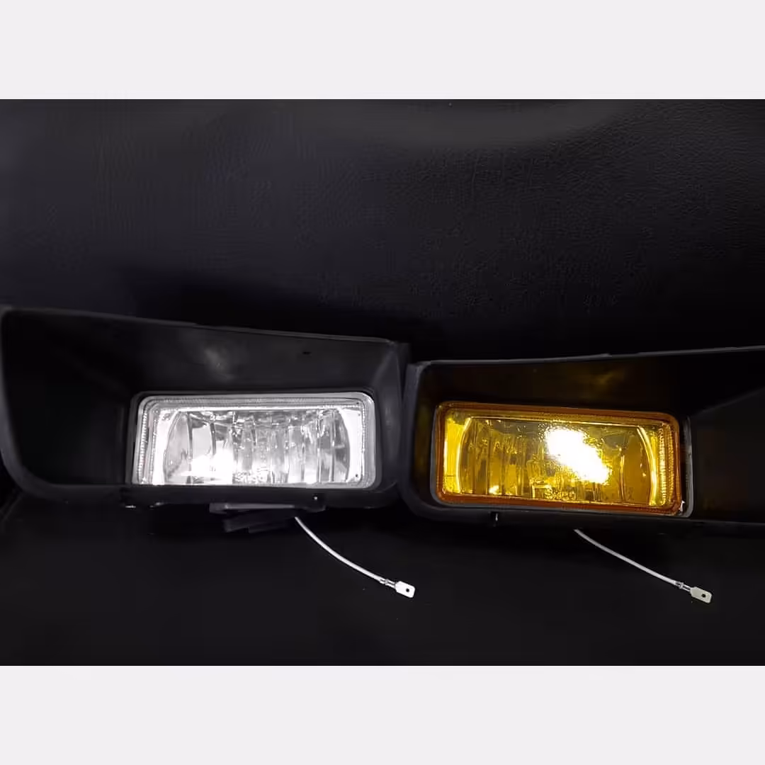 مه شکن پژو 405 سفید و زرد