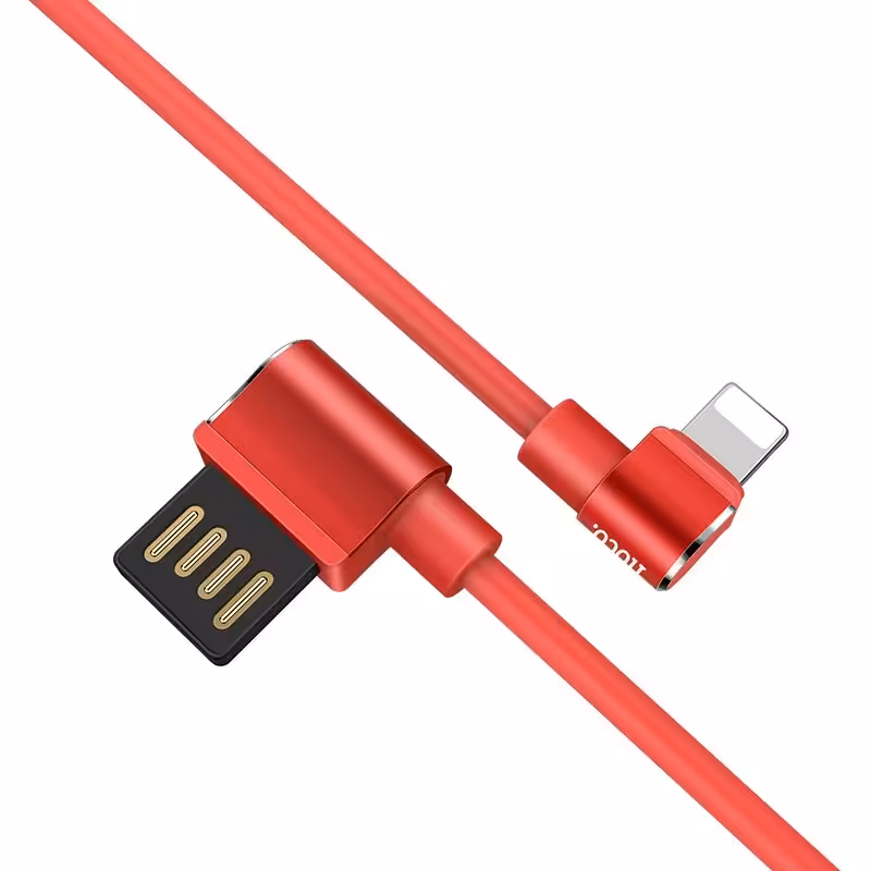 کابل شارژ USB به لایتنینگ هوکو مدل U37 طول 1.2 متر