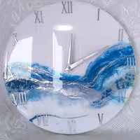 ساعت دیواری طراحی جذاب رزینی 40سانت