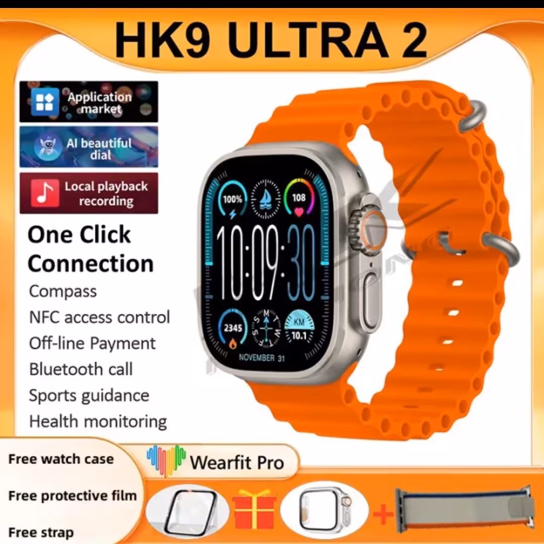 ساعت هوشمند اولترا اپل  مدل hk9ultra 2