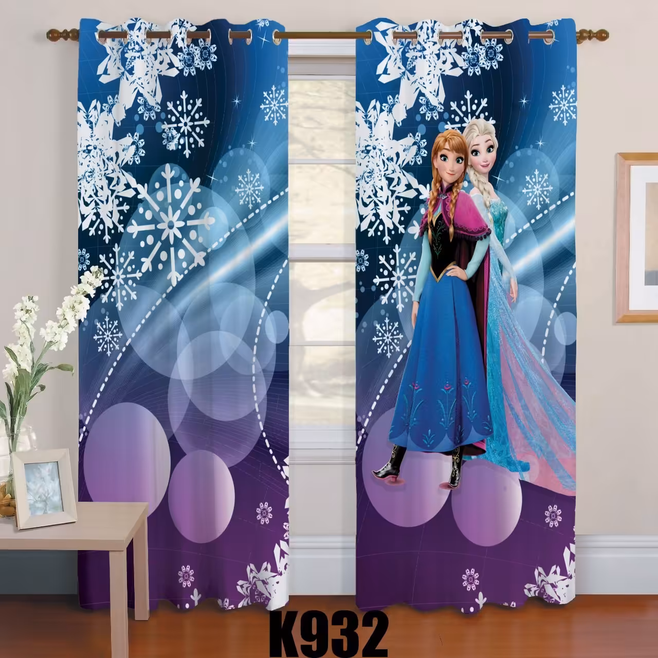 رو تختی یک نفره سه بعدی طرح سیندرلا