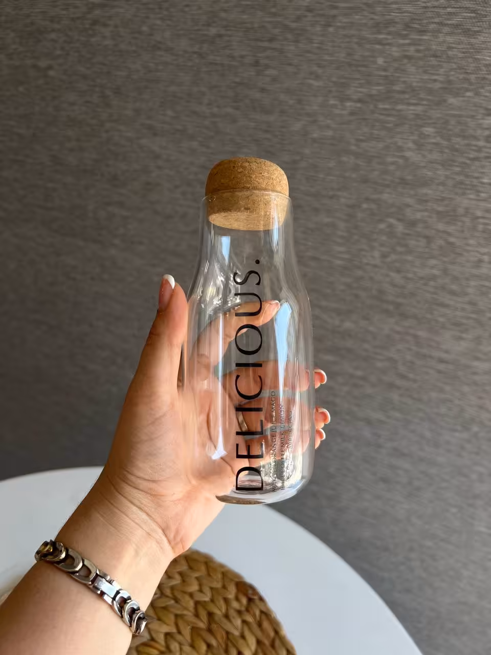 بانکه بطری درب چوب پنبه ارتفاع 16 سانت BVK