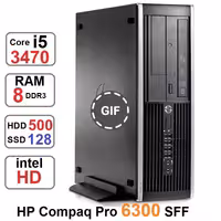 مینی کیس HP Compaq 6300 SFF Core i5 3470 رم8و128