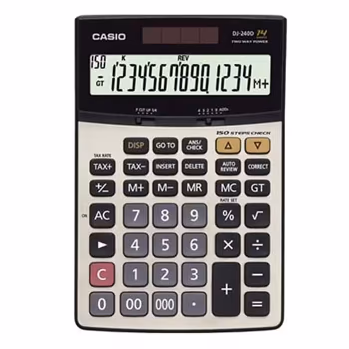 خرید ماشین حساب کاسیو مدل DJ-240D