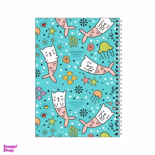 دفتر مشق 50 برگ بامبیلیپ طرح گربه پری دریایی کد 3761820