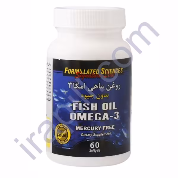 کپسول روغن ماهی امگا 3 بدون جیوه فرمولیتد ساینسز 110 عدد