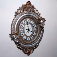 ساعت دیواری فرشته نوازنده برند زرین 