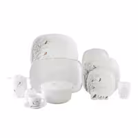 سرویس چینی زرین 12 نفره کامل رسپینا (98 پارچه)