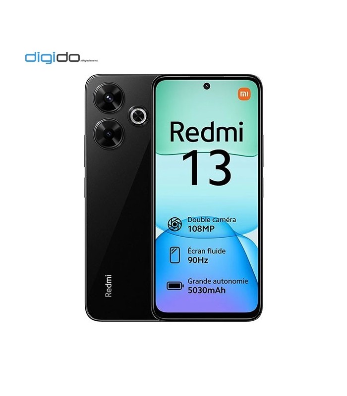 گوشی موبایل شیائومی مدل Xiaomi Redmi 13 4G دو سیم کارت ظرفیت 8/256 گیگابایت
