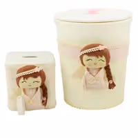 سطل زباله و جادستمال کاغذی .