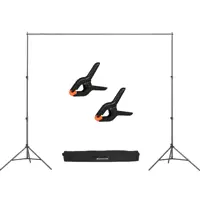 کیت سه پایه پرتابل پرده فون عکاسی   گیره نگهدارنده فون