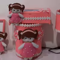 سطل و جا دستمال 