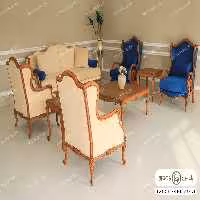 مبل کلاسیک 7 نفره کینگ و رومینا کد 4