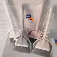جاروخاک انداز ست برندپاکسال پلاستیکی موادنو صادراری دارای رنگ بندی شاد 