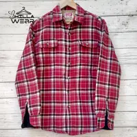 سوییشرت پشمی چهارخونه ضخیم داخل تدی گرررممم برند Wrangler