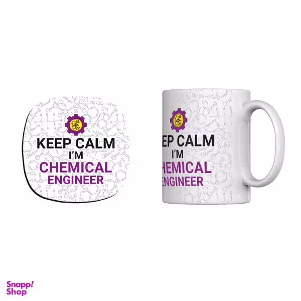 ماگ ترمه طراحان ایده مدل chemical engineer کد cfp1258 به همراه زیرلیوانی