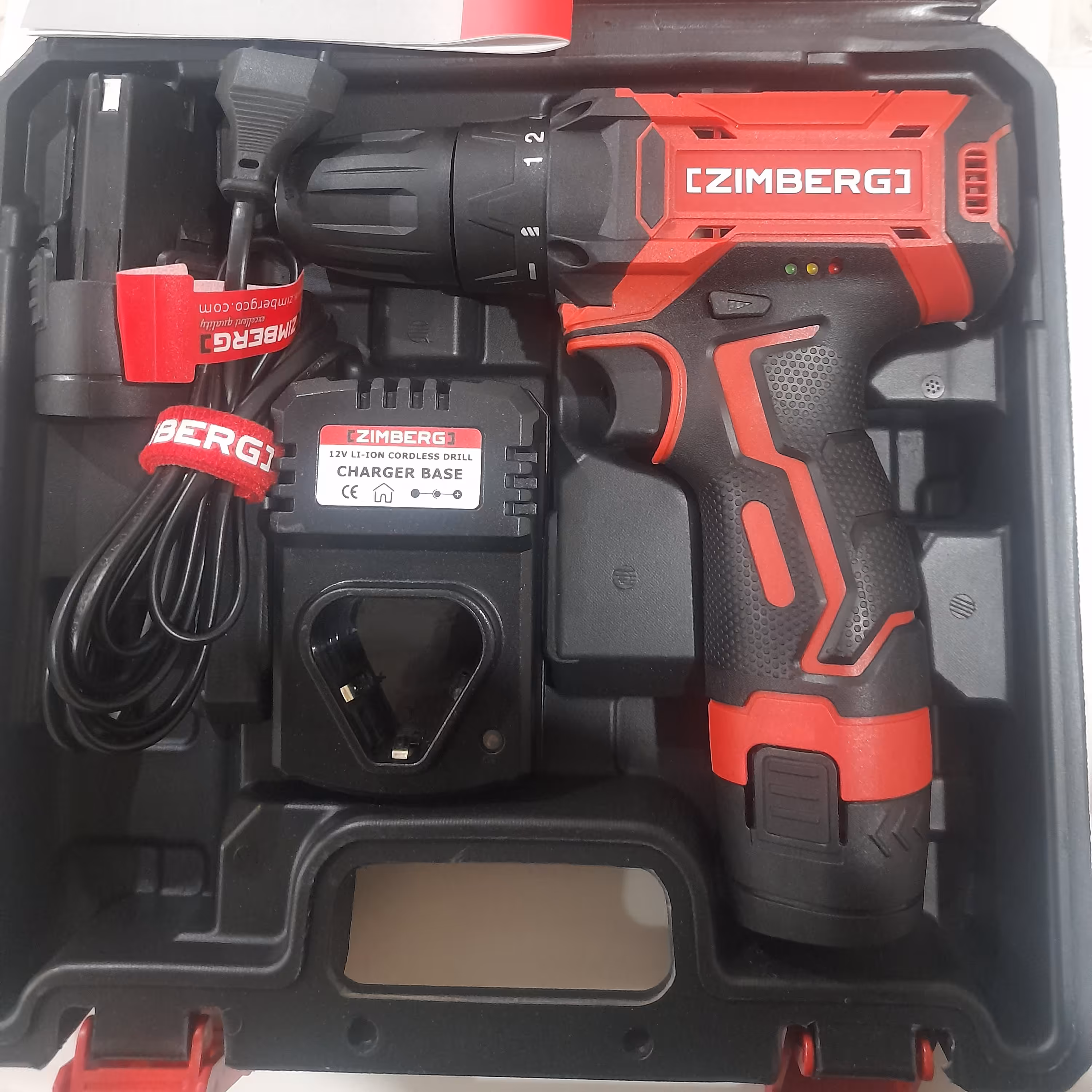 دریل پیچگوشتی شارژی زیمبرگ pzl-2212 با 18 ماه گارانتی