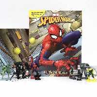فیگور مرد عنکبوتی با کتاب انگلیسی busy book spiderman کد 36472