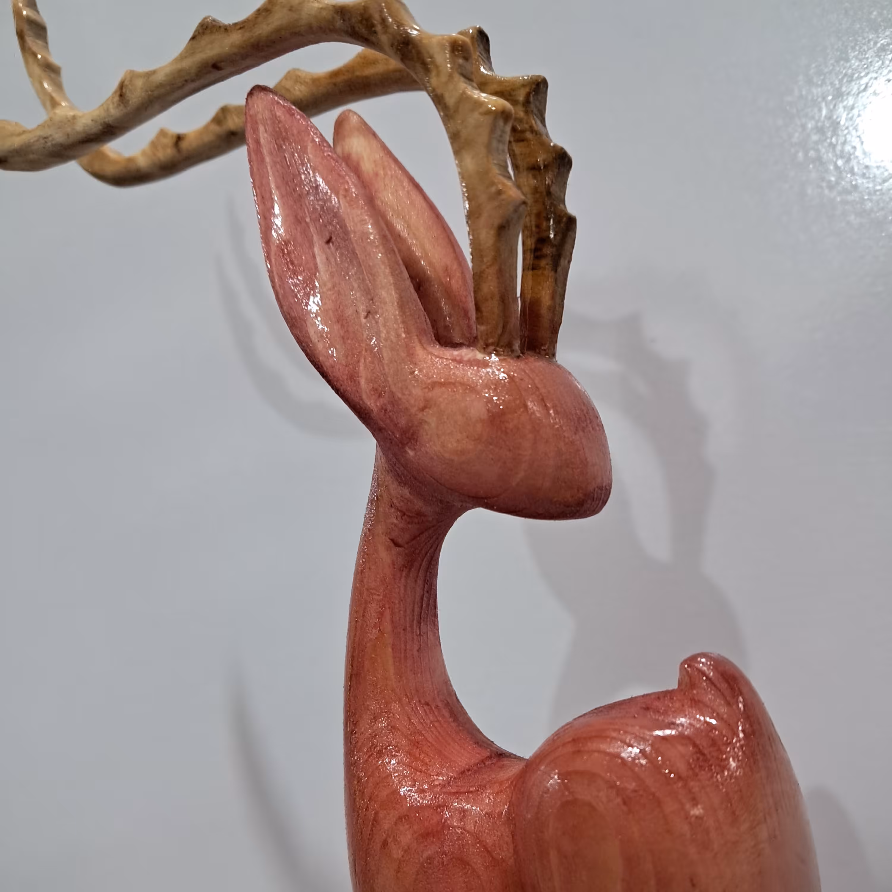 غزال چوبی تکی (پس کرایه)