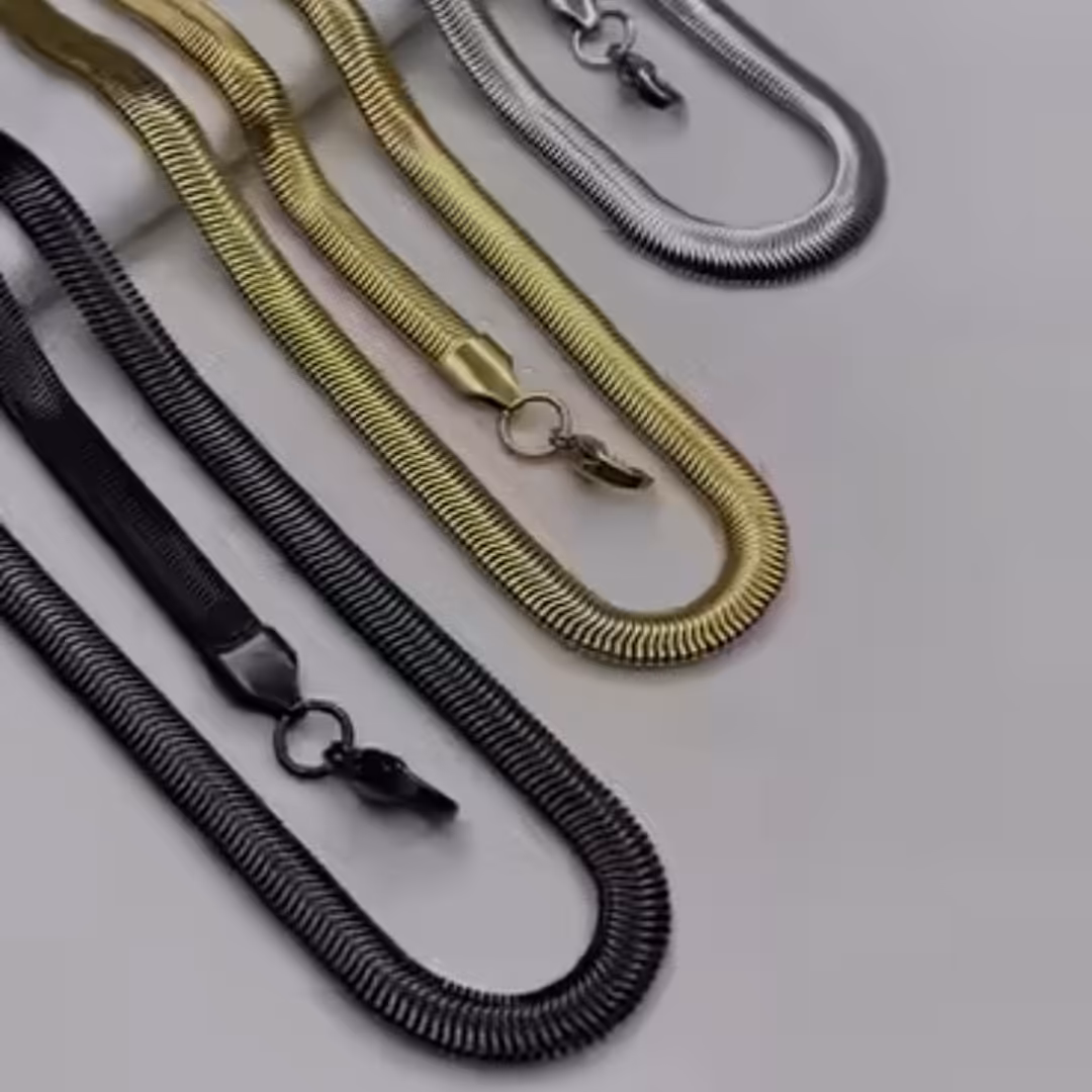 ست گردنبند و دستبند ماری  حجمی