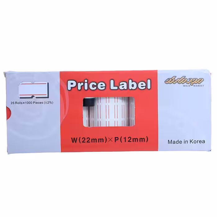 رول برچسب قیمت زن کره ای (بسته ای)