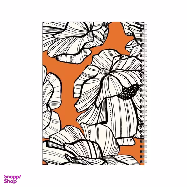 دفتر مشق 80 برگ بامبیلیپ طرح گل چینی کد 1786937