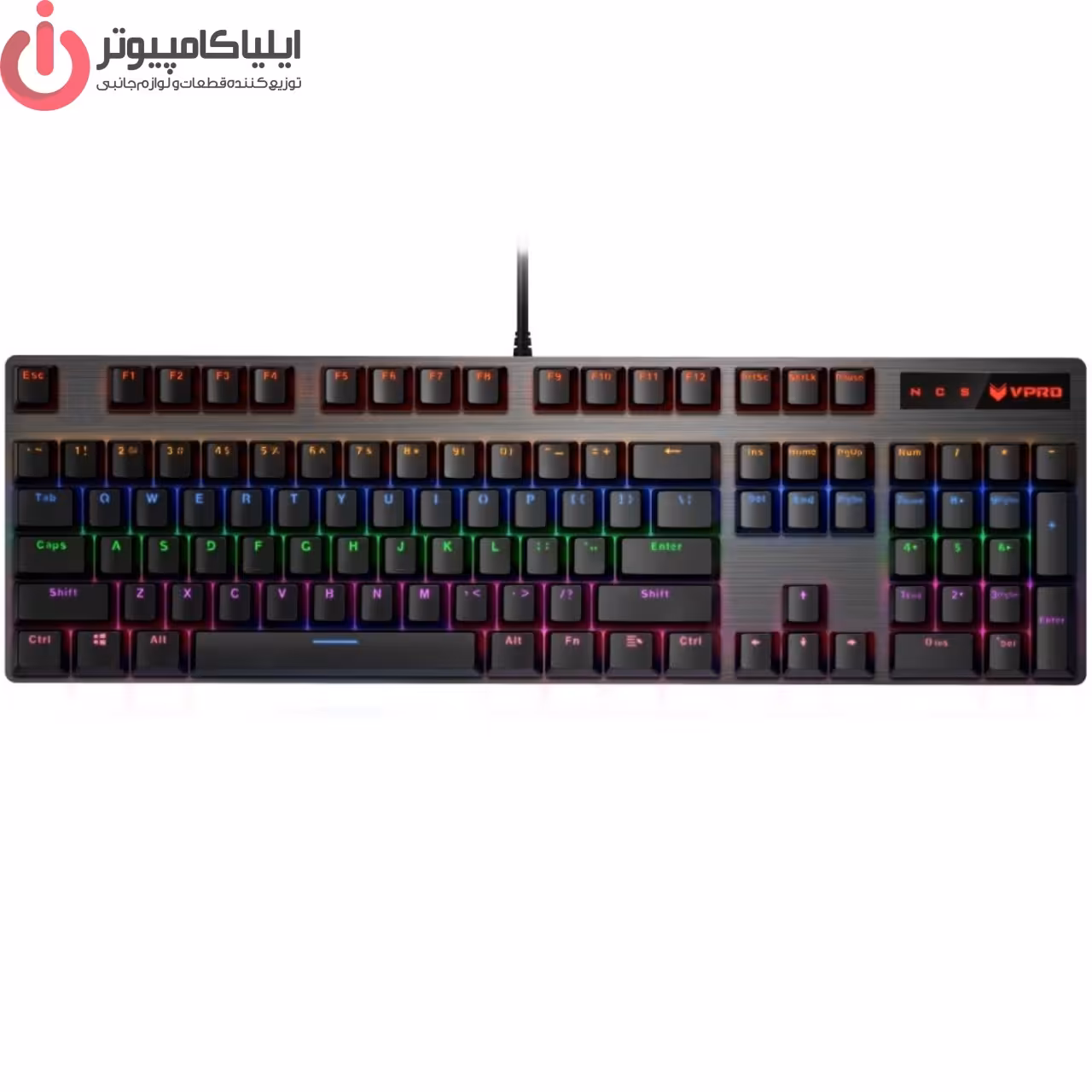 کیبورد مخصوص بازی مکانیکی رپو مدل V500RGB