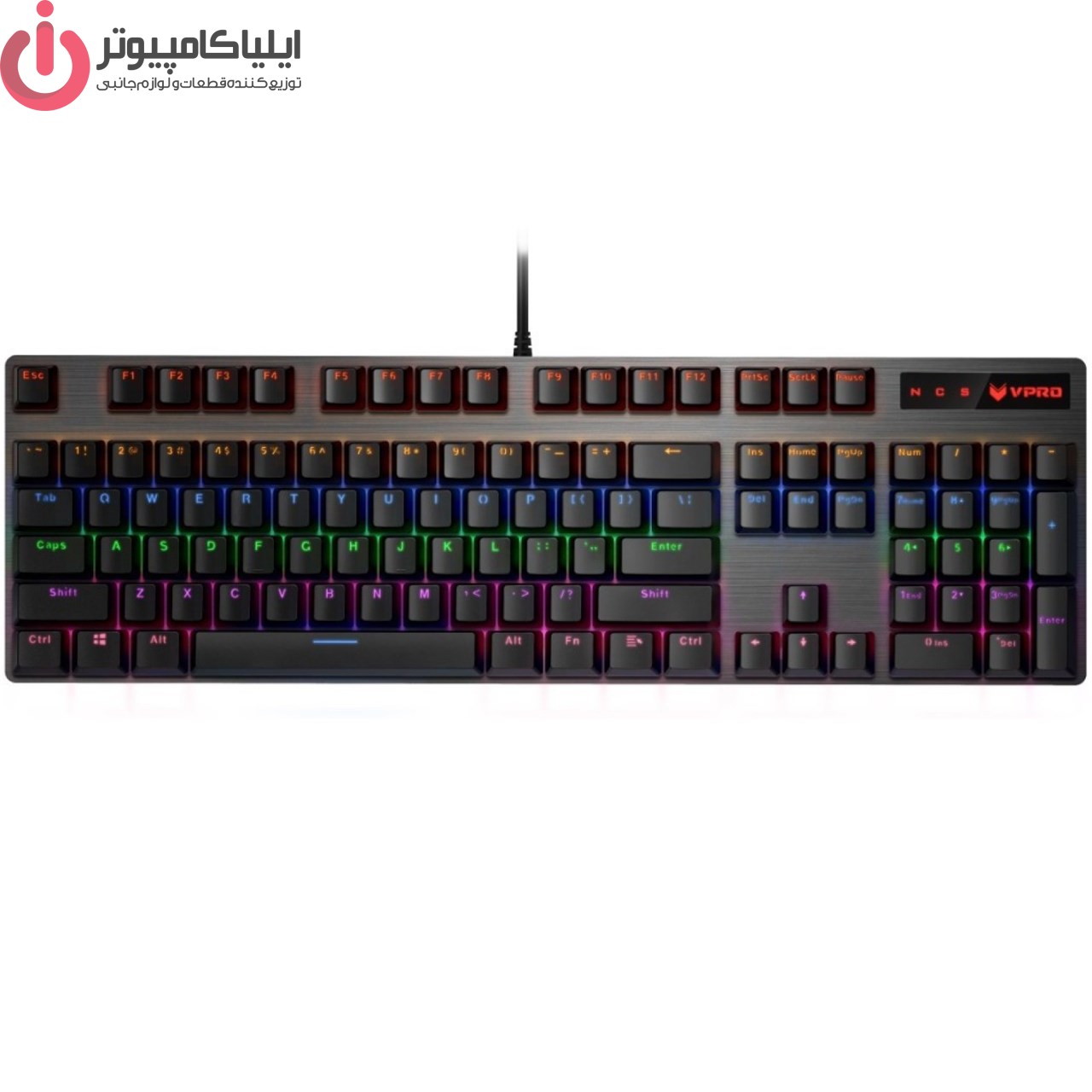 کیبورد مخصوص بازی مکانیکی رپو مدل V500RGB