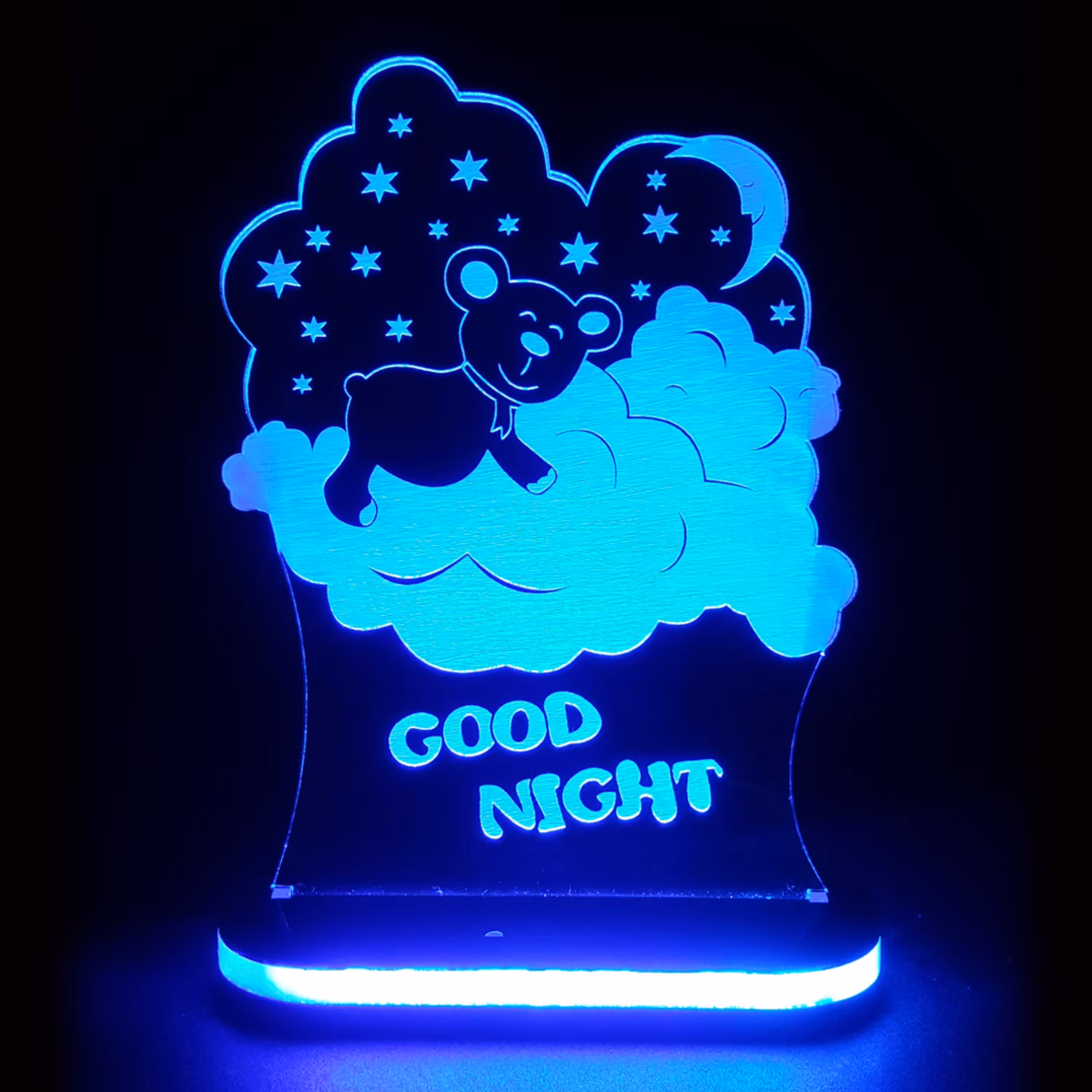 چراغ خواب کودک طرح شب بخیر ـ ارسال رایگان ـ کد 1073