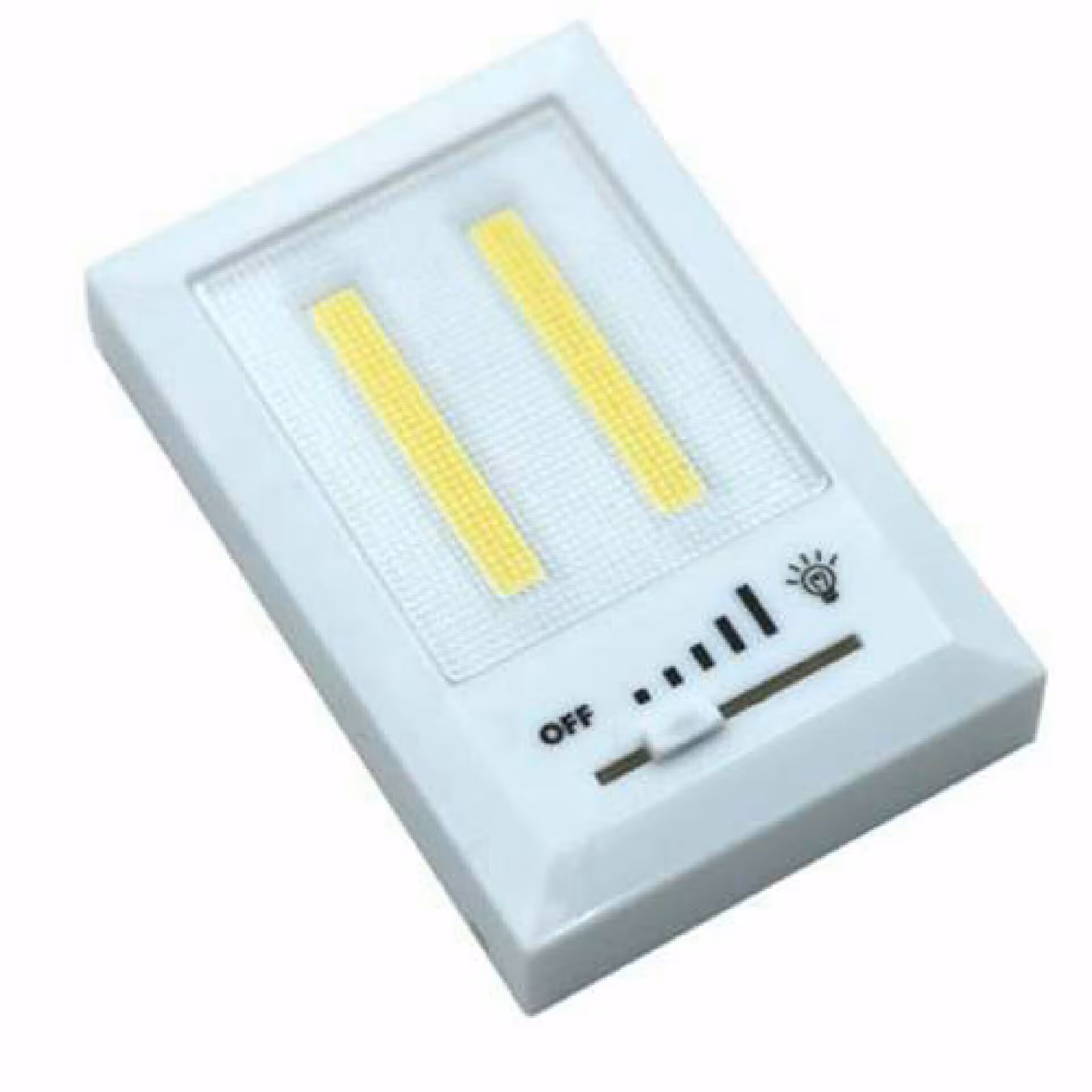 چراغ اضطراری باتری خور دیواری آهنربایی  با کلید تنظیم شدت نور