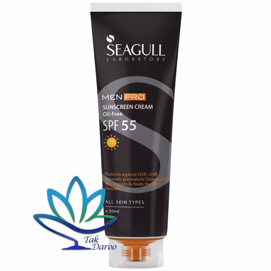 کرم ضد آفتاب آقایان سی گل SPF55 مناسب انواع پوست 50 میلی لیتر