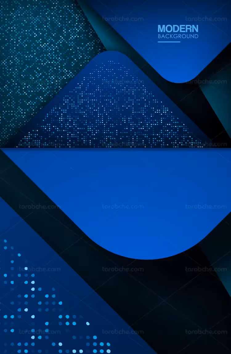 پس زمینه مدرن آبی رنگ | گرافیک با طعم تربچه