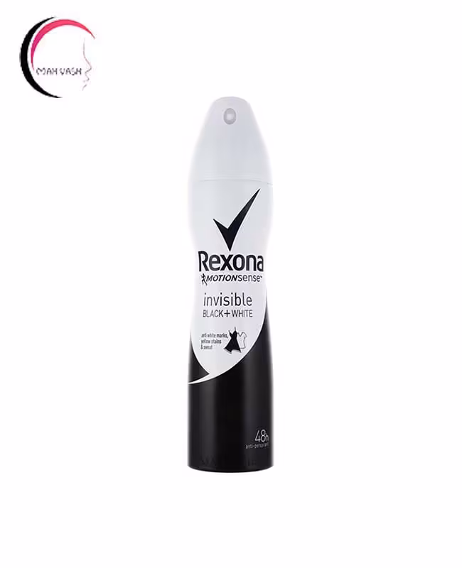 اسپری دئودورانت زنانه رکسونا مدل invisible حجم 200 میل