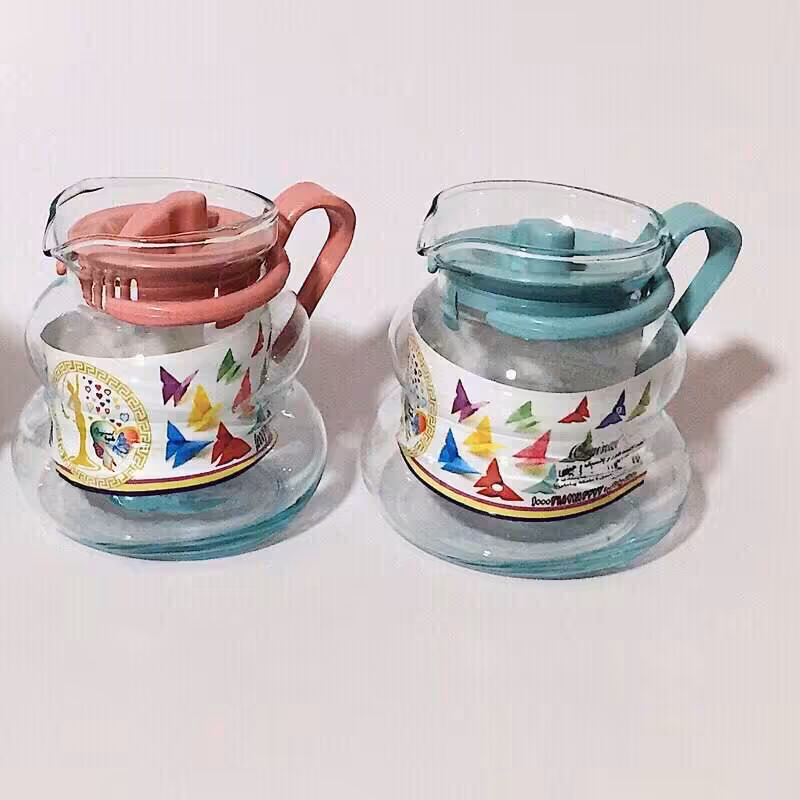 قوری زعفران شیشه ایی کوچک یک عددی